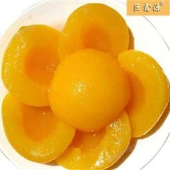 巨鑫源厂家供应 黄桃罐头 山东罐头食品 即食桃罐头零食