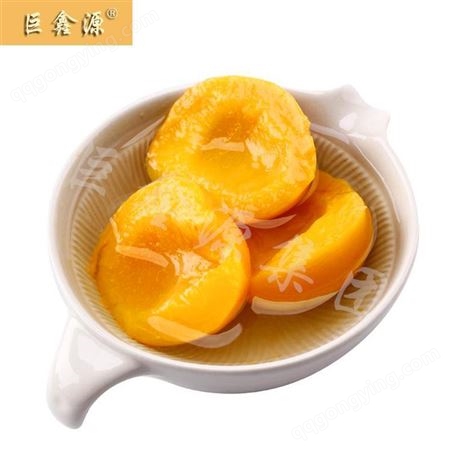 水果黄桃罐头 食品 罐头工厂生产 巨鑫源
