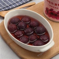 罐头规格 双福 临沂罐头质量 红酒梨球水果罐820g