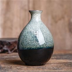 陶瓷酒瓶 酒坛 日式仿古酒瓶 天恒陶瓷 自产自销 价格