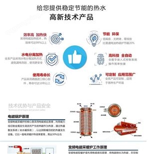 郑州办公工业用240KW-480KW可定制功率电磁采暖热水锅炉