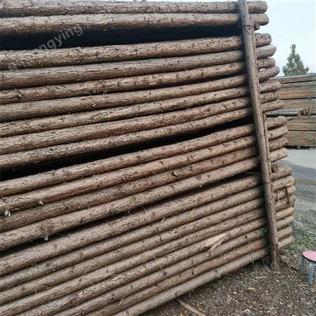 路南腾福竹木 高压线防护杉木杆 园林绿化支撑用 4米木质材料