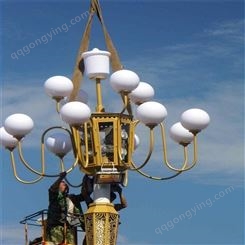重庆10米中华灯 重庆灯杆 重庆中华灯光源 重庆LED光源 重庆灯杆喷塑