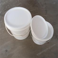 pp材质广口塑料桶 庆诺生产25升带手提塑料桶 25L涂料桶厂家
