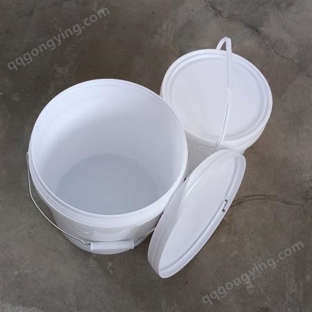 10升乳白色塑料桶价格 10L灰色机油桶工厂 庆诺销售10l美式塑料桶