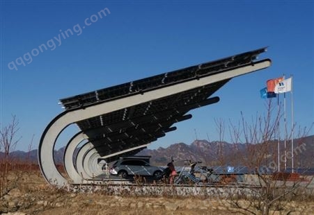 太阳能光伏车棚 分布式光伏应用 太阳能发电 BIPV