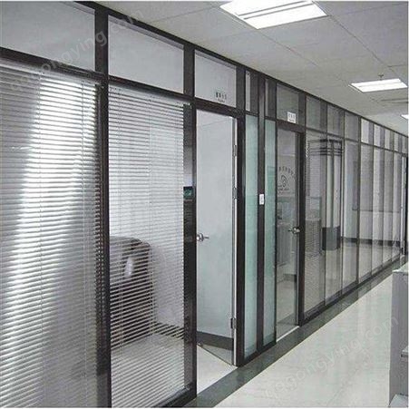 办公玻璃隔断规格 会议室移动隔断 祥雅玻璃隔断专业定制生产