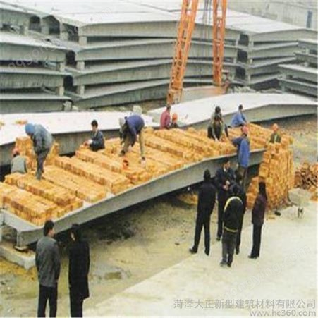 菏泽大正新型建材有限公司专业生产 24米粮库专用混凝土双T板 平板 坡板