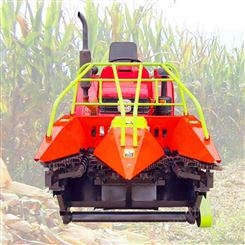 四轮拖拉机玉米收获机割台 前置式玉米秸秆粉碎还田机