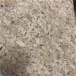 橡木林软木pu革 箱包渲染印花软木皮 软木布 环保软木