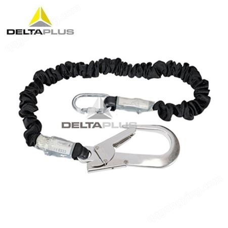 DELTAPLUS/代尔塔 504230 单大钩减震绳 防坠减震安全缓冲绳 弹力绳安全带