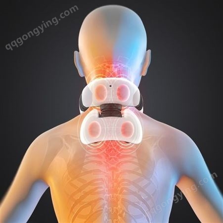 肩颈部护颈仪器按摩仪电脉冲四头无线遥控充电颈椎仪