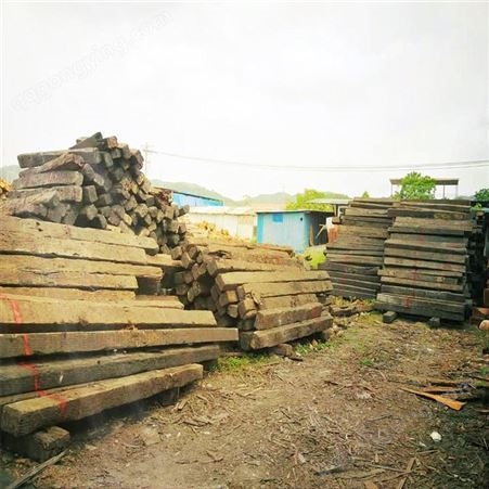 铁配专业经销轨道枕木 园林建设用 工程垫木用铁路枕木