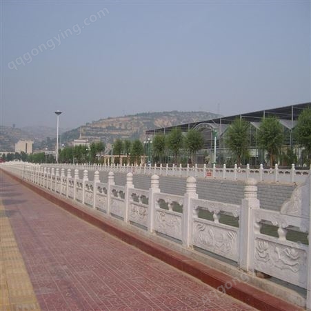 定制出售石栏杆 手扶景区大桥河道使用石栏杆 款式多样石栏杆
