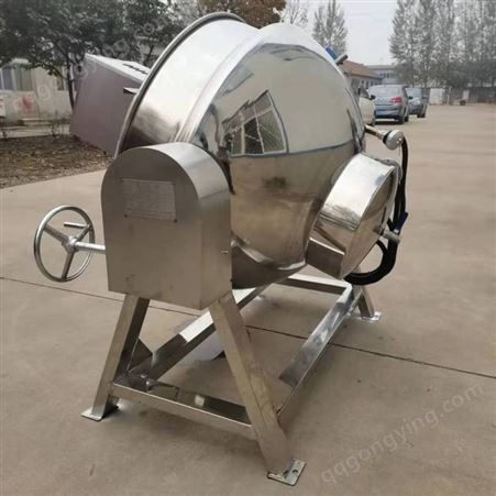 不锈钢黄豆夹层锅 豆鼓高压蒸煮锅 新尊食品机械