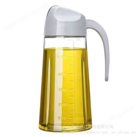 玻璃油壶厨房自动开合带盖防漏家用油罐装油瓶调料瓶瓶醋壶香油壶