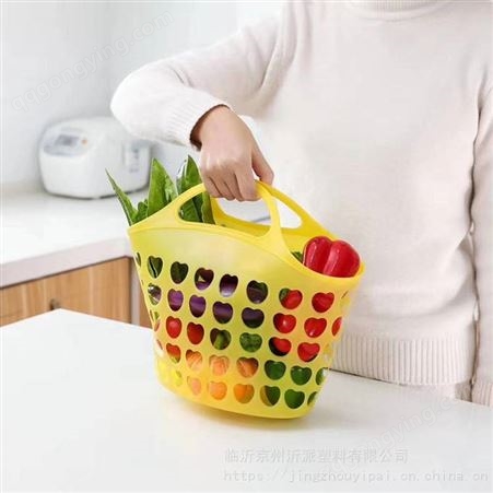 塑料方筛 沥水篮塑料筐 拣货筐配货框子 洗菜篮子 塑料收纳篮