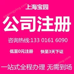 上海工商注册怎样在网上申请 上海营业执照核名规则-上海宝园
