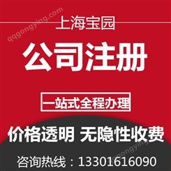 松江区成立公司流程及费用 中外合资企业注册代理-上海宝园
