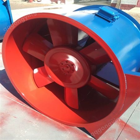慧欣 消防排烟风机 碳钢耐高温 低噪音管道式轴流风机 定制