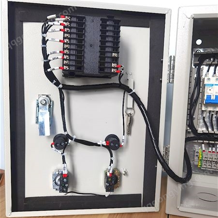 燃烧器温度控制柜全自动智能可调温三相风机开关温度控制柜可定制