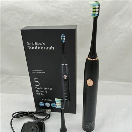 电动牙刷 7级防水 长续航无线充电 OEM声波成人刷牙