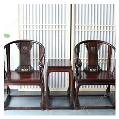 老挝大红酸枝皇宫椅 故宫版皇宫椅 交趾黄檀圈椅