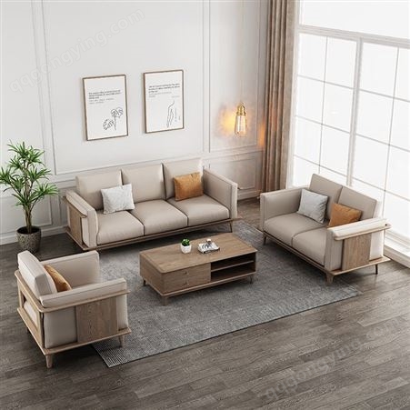 沙发 实木沙发组合 新中式禅意别墅沙发 客厅整装家具沙发 单人位沙发 沙发家具