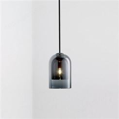 北欧餐厅玻璃小吊灯现代简约设计师创意个咖啡厅卧室床头灯