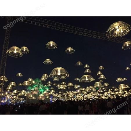 厂家光纤水母灯 公园广场酒店夜景亮化水母灯 LED水母光纤灯