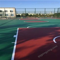室外硅pu篮球场材料 网球场的规格 永兴 重庆塑胶球场 欢迎采购