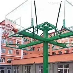 移动式篮球架供应 凹箱式户外室内篮球架 玻璃钢篮板 放心选购
