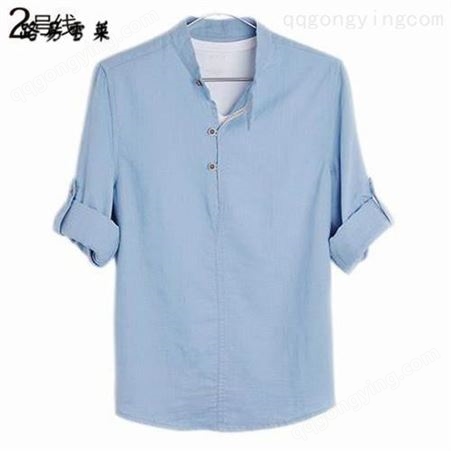 定做长袖衬衫 路易雪莱 实力商家 2019北京新款白色衬衫订制