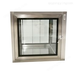 隆恩环保不锈钢传递窗互锁装置传递柜 全304传递窗 净化风淋室