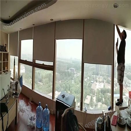 北京卷帘窗帘 遮光卷帘窗帘 办公室卷帘窗帘 上门安装